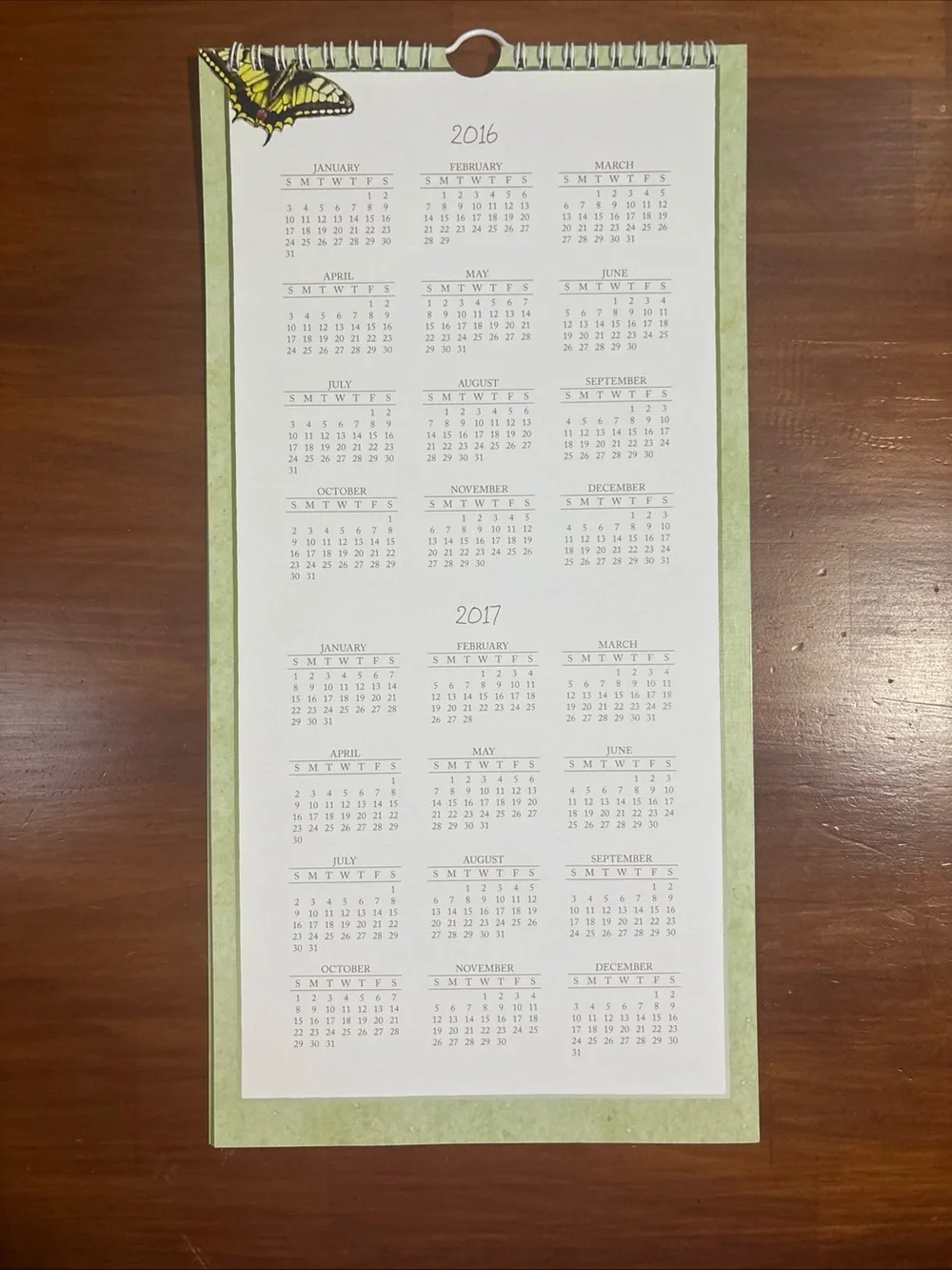 2016 The LANG Marjolein Bastin Nature’s Journal Calendar + Sleeve 15”x8”